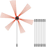 Chimney Sweeping Brush Rotary Chimney Brush 315Inch Chimney Brush Rod Kit 8 with Nylon Flexible V952-8MYCS000000000001V0