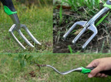 11 Piece Gardening Tool Set with Apron and Storage Tote - Hand Trowel, Transplanter, Fork, Rake, V888-ELOSUNG57356