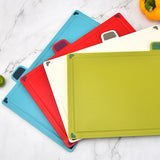 4pcs Food Classification Chopping Boards PP TPR Portable Non Slip Cutting Boards Kitchen Tools V1294-YM0716-3118220120012