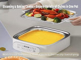 Hoper Layer Multifunctional Three-layer Stainless Steel Steamer AU Modeal V940-HG-179-01