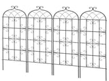 4 Packs Metal Garden Trellis for Climbing Plant Support 71x20 in Rustproof V952-HPJHX4JTH71WYJPT6V0