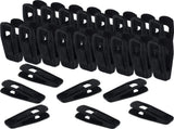 Velvet Hangers Clips Flocked Finger Clips Velvet Clothes Clips Strong Pants Hangers Clips for V1192-AZ-W-12103
