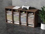 Literature Organizers, 36 Compartments Office Mailbox with Adjustable Shelves, Wood Literature V952-MZWJZLFPJBH36S6H5V0