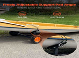 420lbs Boat Trailer Dolly Mover Adjustable Length with 15.7 in Pneumatic Tires V952-CYSDQYC420BH54A5OV0