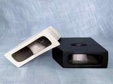 Ceramic Set of 2 Modern Black and White Vases for Home Decor V178-35882