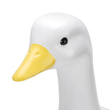 Garden Goose Statue Resin Lifelike Large Size White Goose Sculpture Ornament for Pool Yard Outdoor V1294-YM0901-3111250063511
