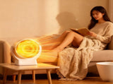 Space Heater,Mini Desk Heater for Office with 160&deg Lateral Auto Oscillation,3 Adjustable V1189-LWWAL-20260401-06508