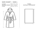 Women's Coral Fleece Hooded Bathrobe Set with 2 Pineapple Grid Towels - Ultra Soft V888-ELOSUNG54484