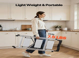 3 Step Ladder, Folding Step Stool with Wide Anti-Slip Pedal and Comfort Handgrip, 150 kg Capacity V952-LHJBGTSB00002PVUB001V0