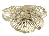 Metal Wall Decor Modern Stylish Triangular Ginkgo Flower Iron 3D Wall Sculpture for Living Room V1294-YM0626-3115220150212