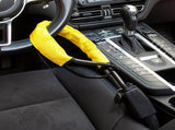 Car steering wheel lock for seat belts, Robust universal steering wheel lock, visibility car lock, V1189-LC-QP-00827