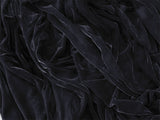 Long Large Thick Black Velvet Curtains 580x270cmfull liner,Blockout,Pinch Pleat V702-CNA7-1L BLACK
