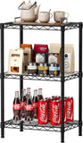 CARLA HOME 3-Tier Adjustable Metal Storage Shelves Wire Rack Organizer for Kitchen, Pantry, Bathroom LSB-36202