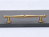 96mm Hole Spacing Waisted Ball Bar Cabinet Pull 6pcs V1221-XM-LB354-GM22