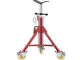 Pipe Stand, Pipe Jack Stands with Casters Adjustable Height 28-52 Inch, V Head Pipe Stand 882 LB, V952-GJGJXDL1107AV65OSV0