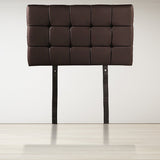 PU Leather Single Bed Deluxe Headboard Bedhead - Brown V63-768195