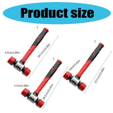 Anti Vibrations Rubber Mallets Hammer With Ergonomic Grip For Tile Installation Wood Crafting And V1192-AZ-W-23266