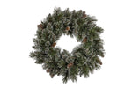 Christmas Wreath with Lights - 61cm Cashmere 112_HZC61