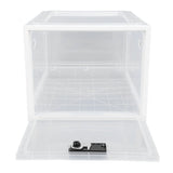 Fridge Lock Box Plastic Multifunctional Convenient Lockable Food Storage Cabinet for Home White and V1294-YM0901-3117240203611