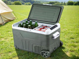 Portable Fridge 50L Camping Bar Fridges Freezer 12V/24V/240V PFN-A-50-WHEEL-GR