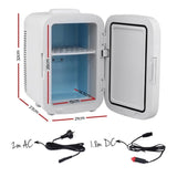 Glacio Mini Fridge Portable 13L White Electric Cooler Warmer 12V 220V PFN-B-13-WH