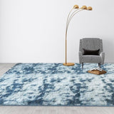 200x300cm Large Floor Soft Blue Fluffy Rug Modern Area Carpet for Bedroom & Lounge V63-838391