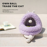 Monster Dog Cat Pet Calming Bed Warm Soft Plush Nest Comfy Sleeping Kennel Cave V488-Z1B00120