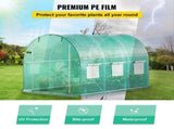 Walk-in Tunnel Greenhouse, 3 x 2 x 2 m, Portable Plant Hot House with Galvanised Steel Frame, 1 Top V952-YDSDWSL1077FTKHD5V0