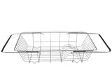 Kitchen Draining Rack Retractable Stainless Steel Multipurpose Sink Draining Basket for Fruit V1294-YM0901-3118230219611