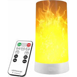 LED Flame Light with Remote & Timer, USB Rechargeable Outdoor Flame Lamp, 4 Modes Waterproof V1366-AZ2-W-18260