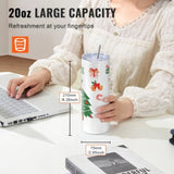 50 Pack Straight Sublimation Tumblers, 20 oz Blank Tumbler Bulk, Stainless Steel Double Wall Tumbler V952-KBJPJTJBXG507H8NIV0