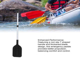 Canoe PaddleCanoe Paddle, Boat Paddle Sturdy Aluminum Alloy Rod for Fishing Black V1369-AZ3-W-16219