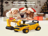 Ride On Toddler Car, Push Car for Toddler 19 to 36 Months, Excavator Digger Toy with Helmet & Music, V952-KBKETCZSTCHHQFYPA001V9