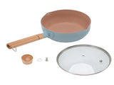 Sauce Pan Stick Proof Aluminum Alloy Multi Functional Milk Pot with Wooden Handle for Induction Gas V1294-YM0512-3118220271612