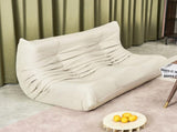 Levede 2 Seaters Floor Sofa Caterpillar Lounge REP1001-2S-BG