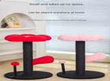Red and Black Adorable Flower Cat Tree - Plush Perch, Sisal Scratching Post & Spring Ball Toy V888-ELOSUNG32464