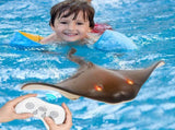 Remote Control Shark Stingray Toys, Water Toys Pool Toys for Kids, High Simulation Stingray Boat V1370-AZ4-04348