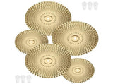 Metal Plate Wall Decor Minimalist Gold Wall Decoration Hangable Gold Wall Home Decor Metal Wall V1369-AZ3-W-11946