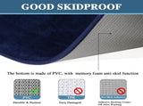Bath Mat Memory Foam Set Bathroom Rug Flannel Velvety Luxury Extra Soft and Absorbent Non Slip Rugs V1259-DP01-A-4445