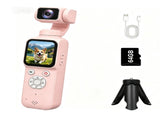 AT-M105 Pocket Gimbal Vlog Camera, 4K HD Handheld Video Camerapink64GB V1300-ATM105-PINK-64GB