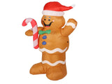 1.5m Height Christmas Inflatables Gingerbread Man Candy Canes Blow Up Yard Decoration Snowman V1294-YM3115220106714-0421