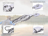 12 Pieces Fishing Lures,Baits Spinner Swim Flipping Bladed Jigs ,Chatter Fish Bait for Salmon Pike V1366-AZ2-W-17792