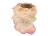 Modern Ceramic Face Vases Decorative Modern Style Shy Girl Flower Lady Head Vase for Unisex Plants V1294-YM0706-3115230067213