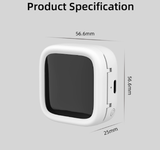 Portable UV-C Toothbrush Sterilizer with Auto-Disinfection & Heating Magnetic Wall Mountable Brush V1107-CS-ZWXYSJX