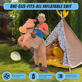 COWBOY Fancy Dress Inflatable Suit -Fan Operated Costume V63-306631