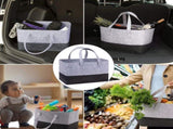 5 pcs Tote bag, bag, foldable basket, large bag, felt tote bag, reusable V1188-MS-313-0626