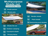 Garden Shade Cloth 90% Sunblock Breathable Mesh Tarp with Grommets for Greenhouse Patio Plants, V1189-LC-RY-00042