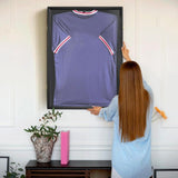 Jersey Frame Display Case Large Sports Jersey Showcase Box Custom Shirt Display V201-WEAR8060BL8AU