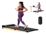 Everfit 3 in 1 Walking Pad Treadmill 12% Incline Under Desk Treadmills for Home Gym With 40cm Wide TMILL-400-2INC-BK