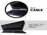 Under Tray Tool Box Underbody Pair Set 750mm Black Steel V379-UTRYBLKL7SET06